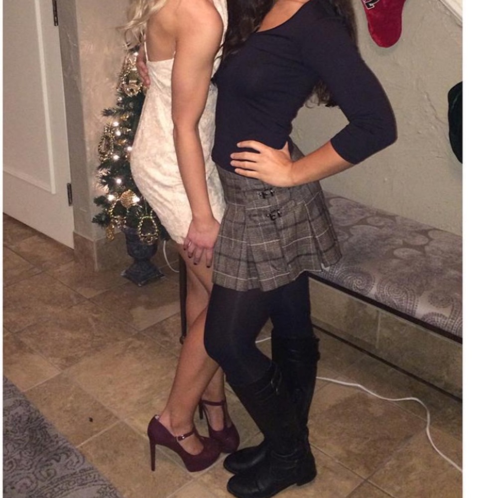 Plaid skort